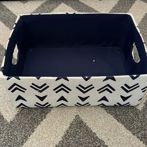 Blue and White Storage Box